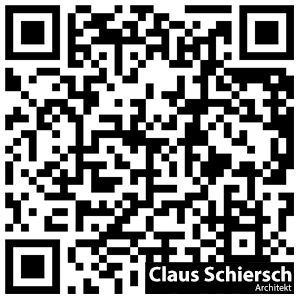 QR-Code zur digitalen vCard von Architekt Claus Schiersch